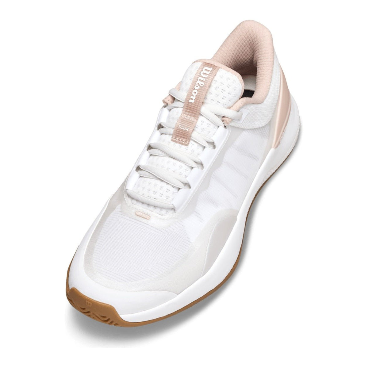 Wilson Intrigue Tour Women's Tennis Shoes - White/Cameo Rose - Racquet Point