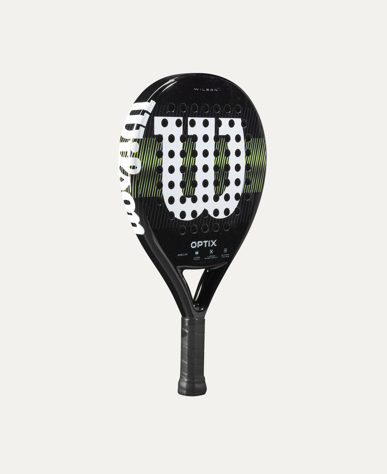 Wilson Optix V1 Padel Racket - Black - Racquet Point