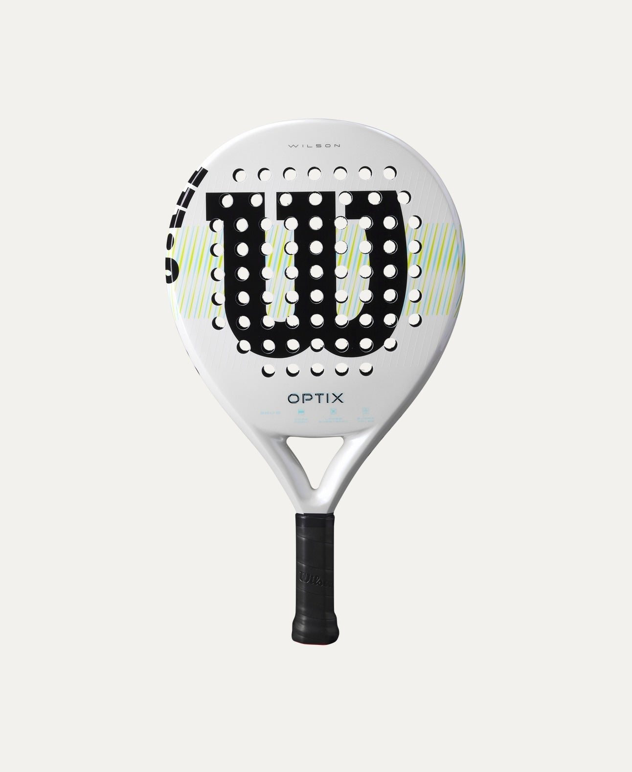 Wilson Optix V1 Padel Racket - White - Racquet Point