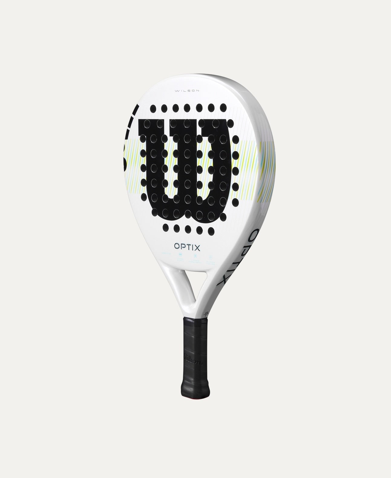 Wilson Optix V1 Padel Racket - White - Racquet Point