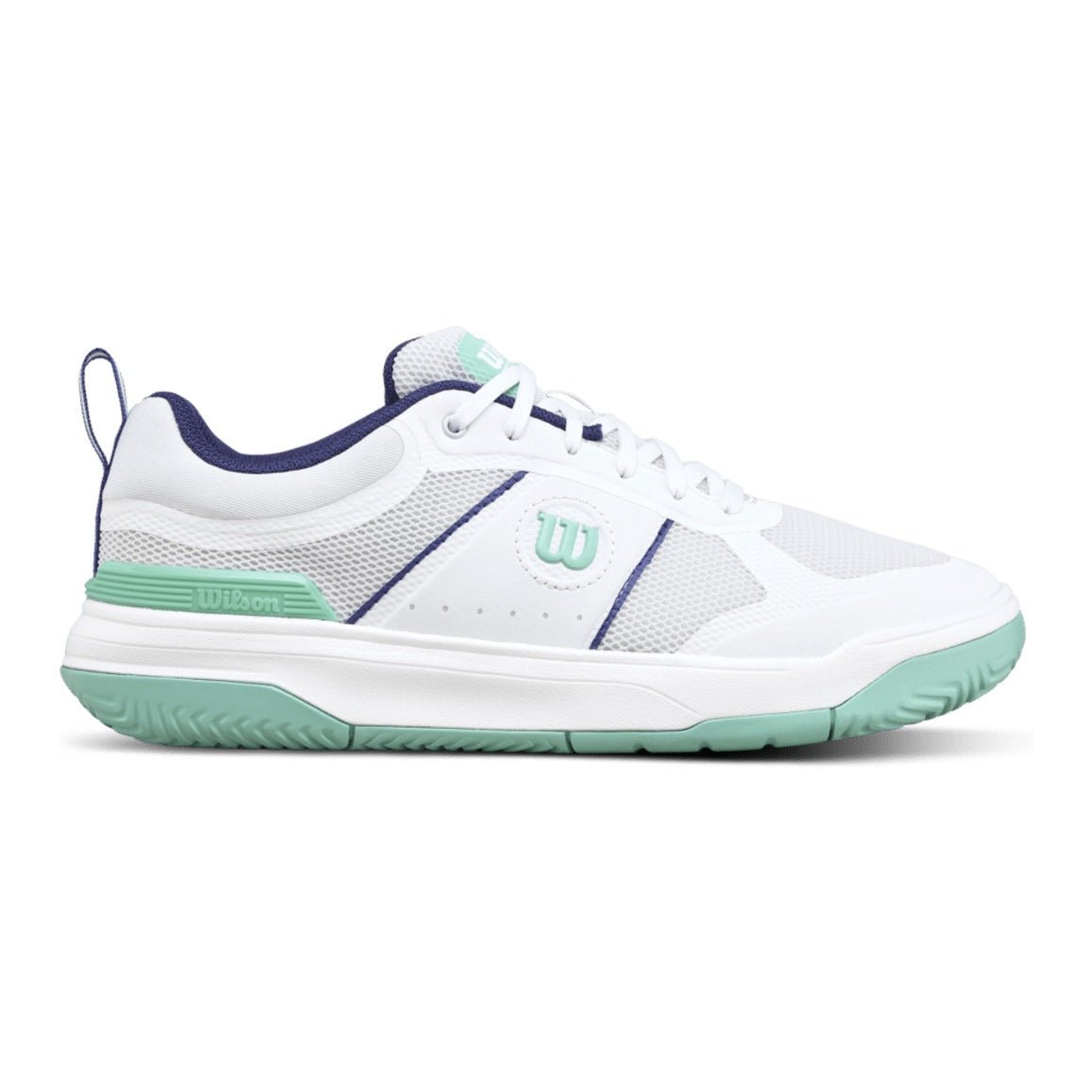 Wilson Pickle Pro Women's Pickleball Shoes - White/Bay - Racquet Point