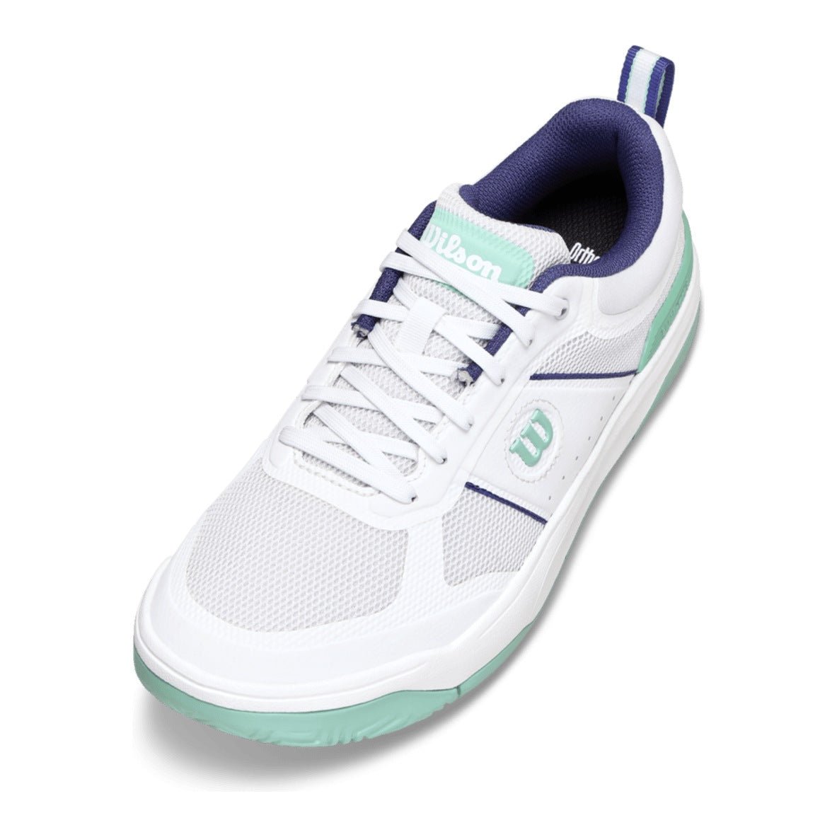 Wilson Pickle Pro Women's Pickleball Shoes - White/Bay - Racquet Point