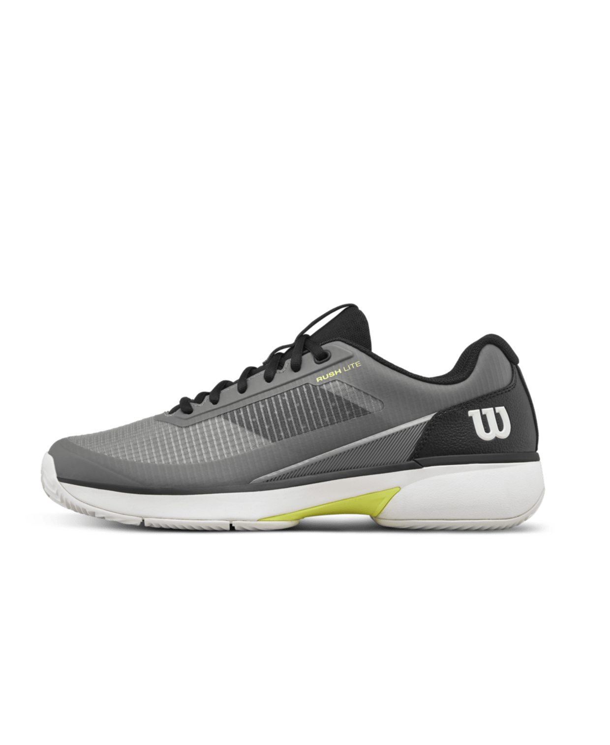 Wilson Rush Lite 5 Clay Men's Tennis Shoes - Titanium/Black - Racquet Point