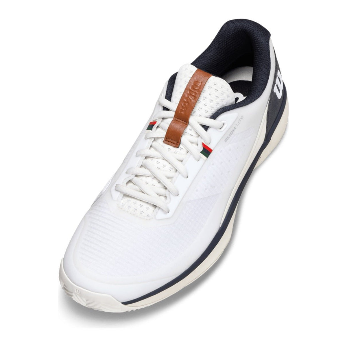 Wilson Rush Lite 5 Clay Men's Tennis Shoes - White/Navy Blazer - Racquet Point