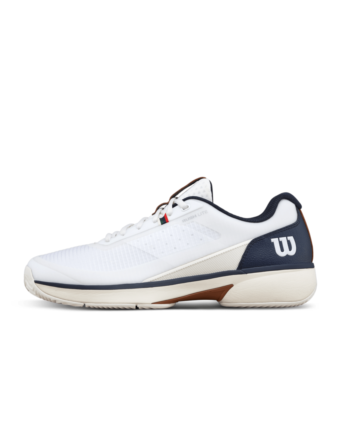 Wilson Rush Lite 5 Clay Men's Tennis Shoes - White/Navy Blazer - Racquet Point