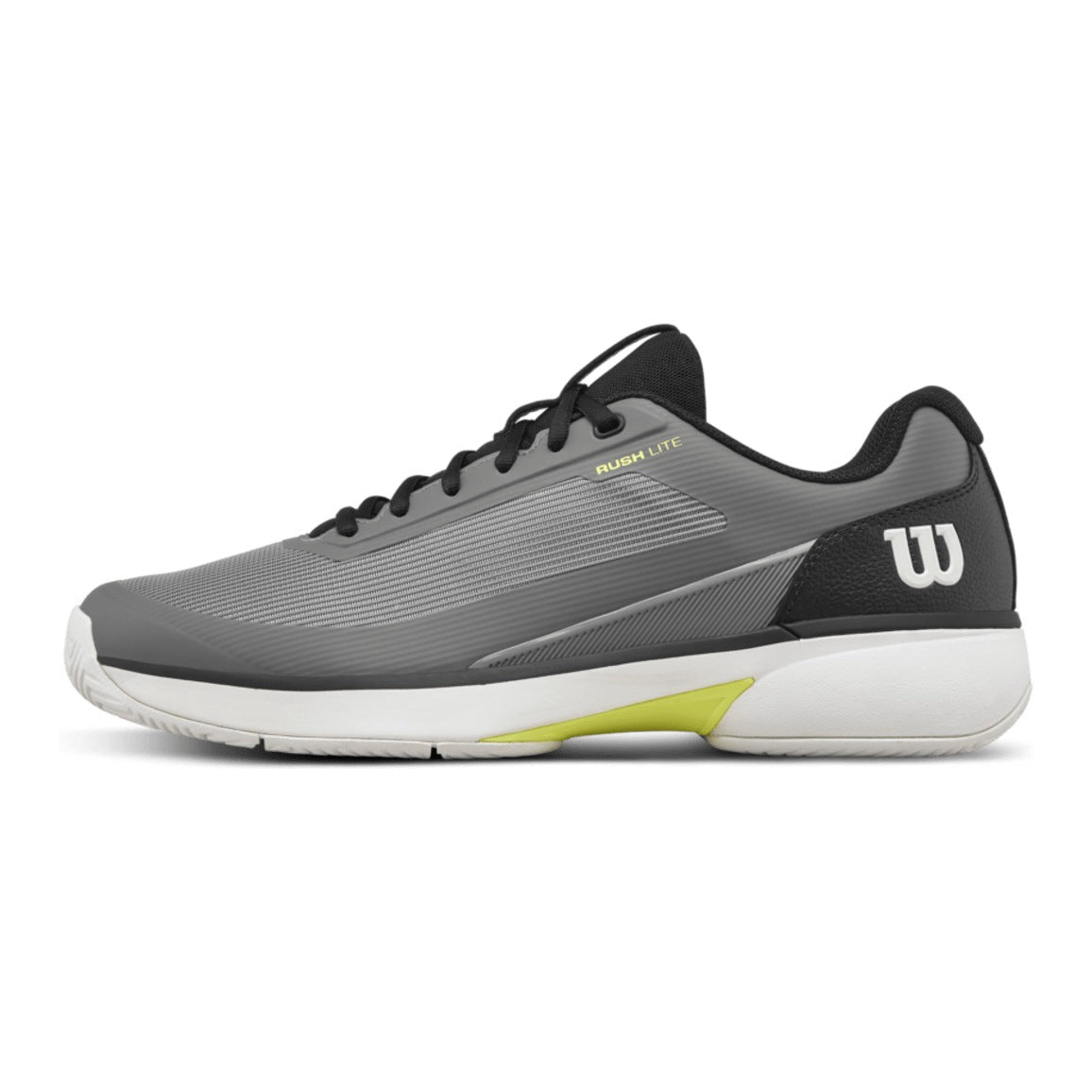 Wilson Rush Lite 5 Men's Tennis Shoes - Titanium/Black - Racquet Point