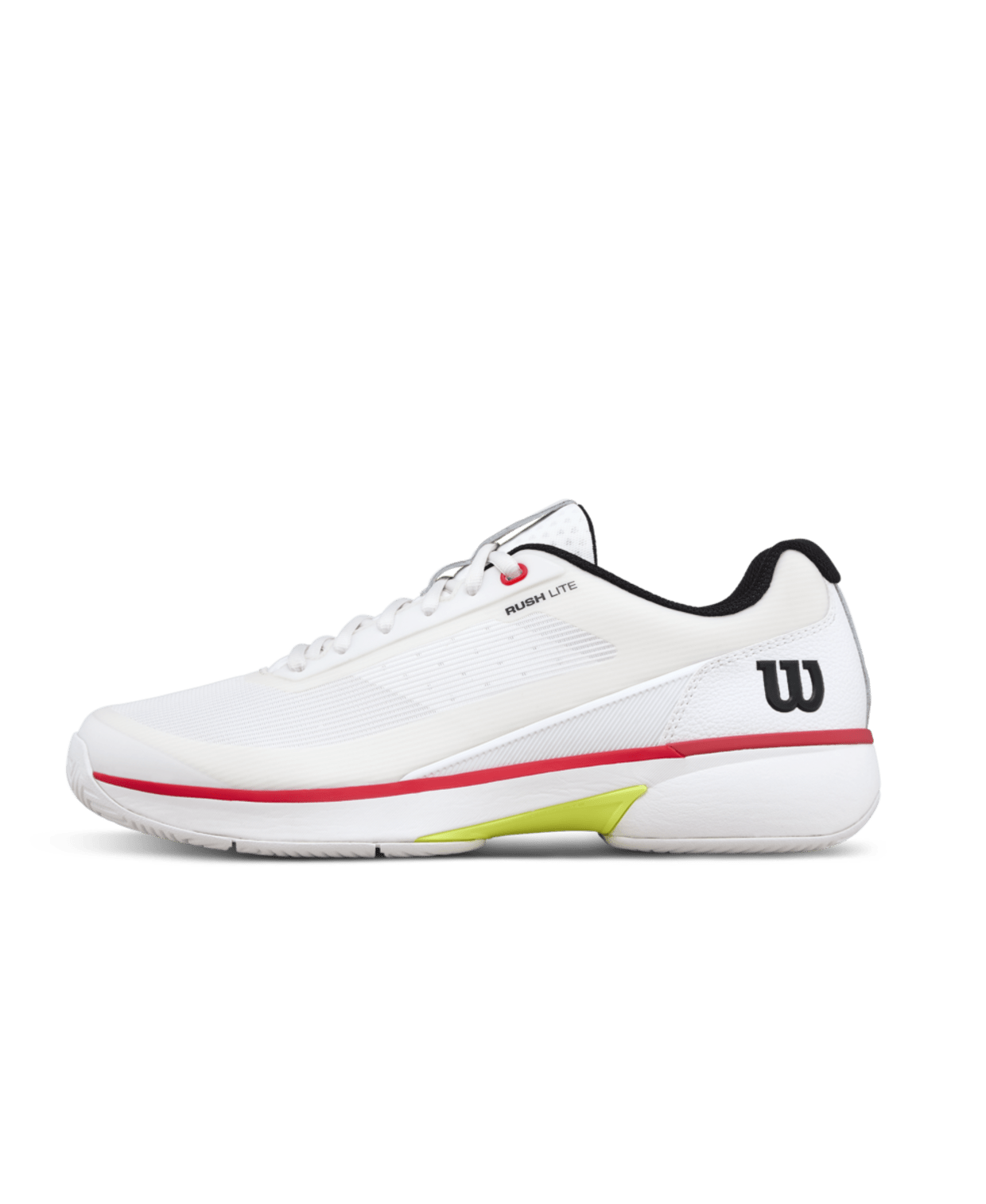 Wilson Rush Lite 5 Men's Tennis Shoes - White/Black - Racquet Point
