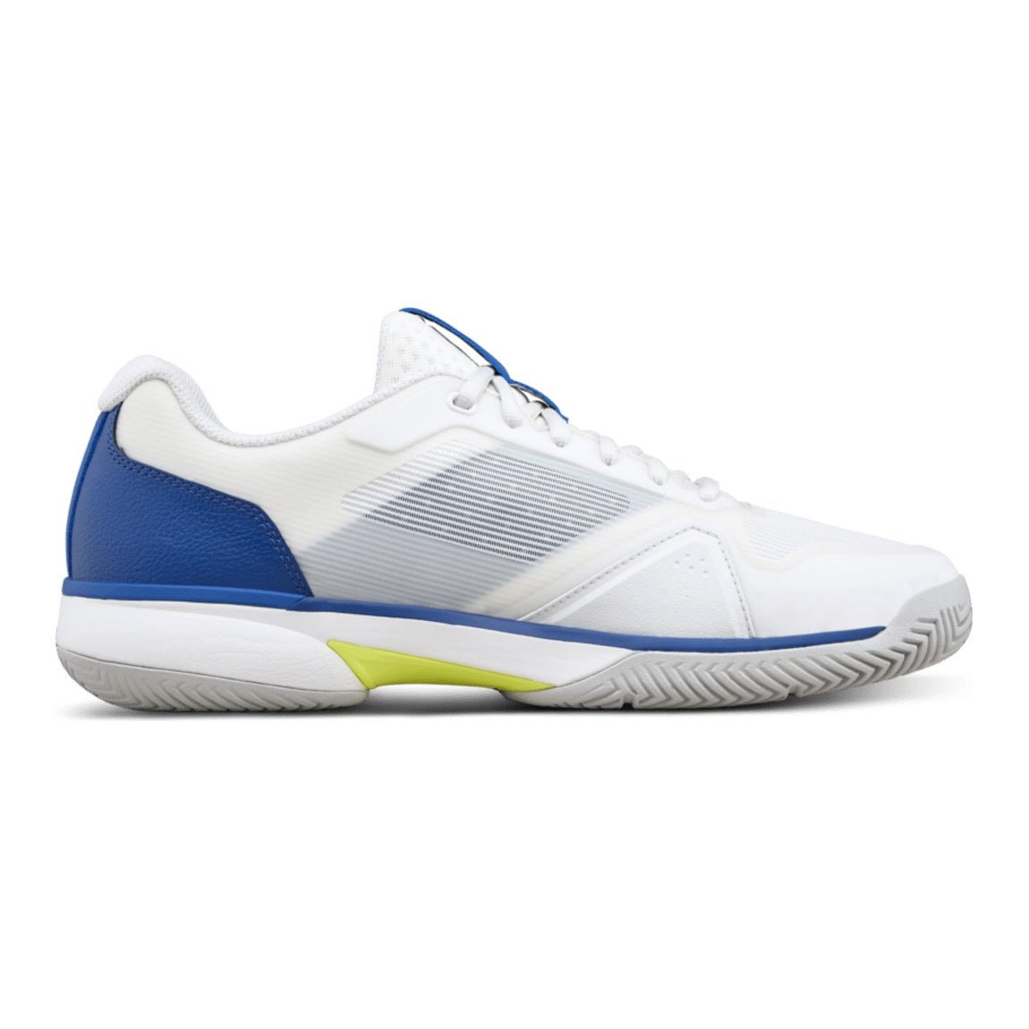 Wilson Rush Lite 5 Men's Tennis Shoes - White/Deja Vu Blue - Racquet Point