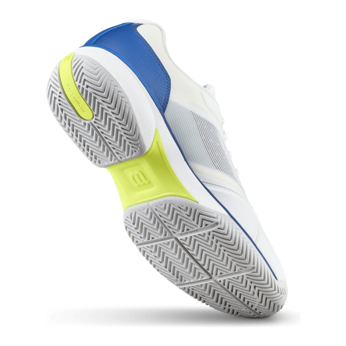 Wilson Rush Lite 5 Men's Tennis Shoes - White/Deja Vu Blue - Racquet Point