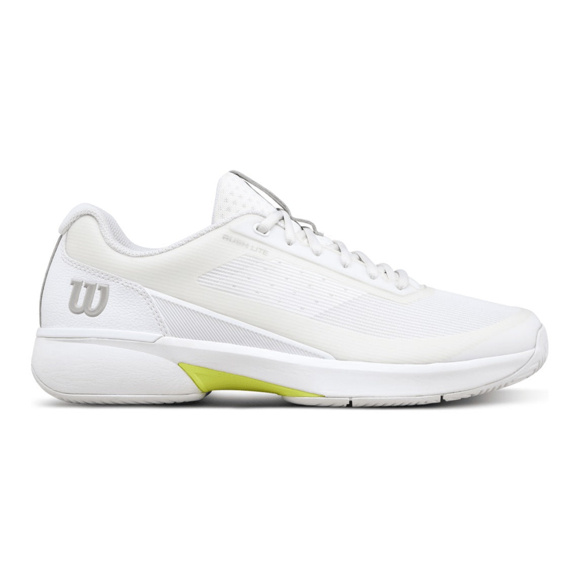 Wilson Rush Lite 5 Men's Tennis Shoes - White/White - Racquet Point