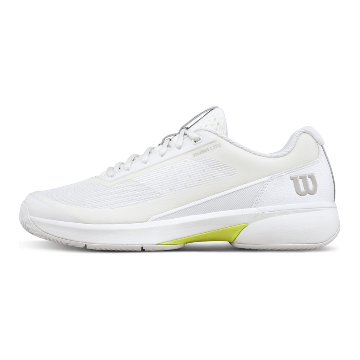 Wilson Rush Lite 5 Men's Tennis Shoes - White/White - Racquet Point