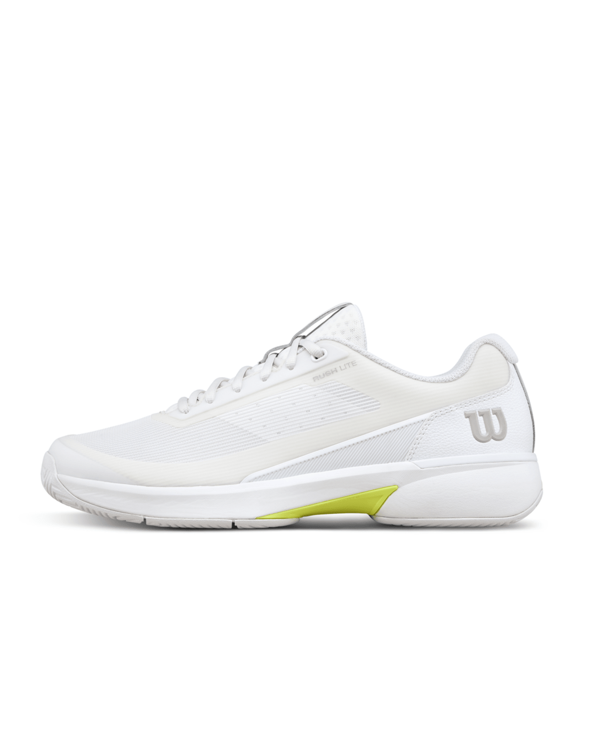 Wilson Rush Lite 5 Men's Tennis Shoes - White/White - Racquet Point