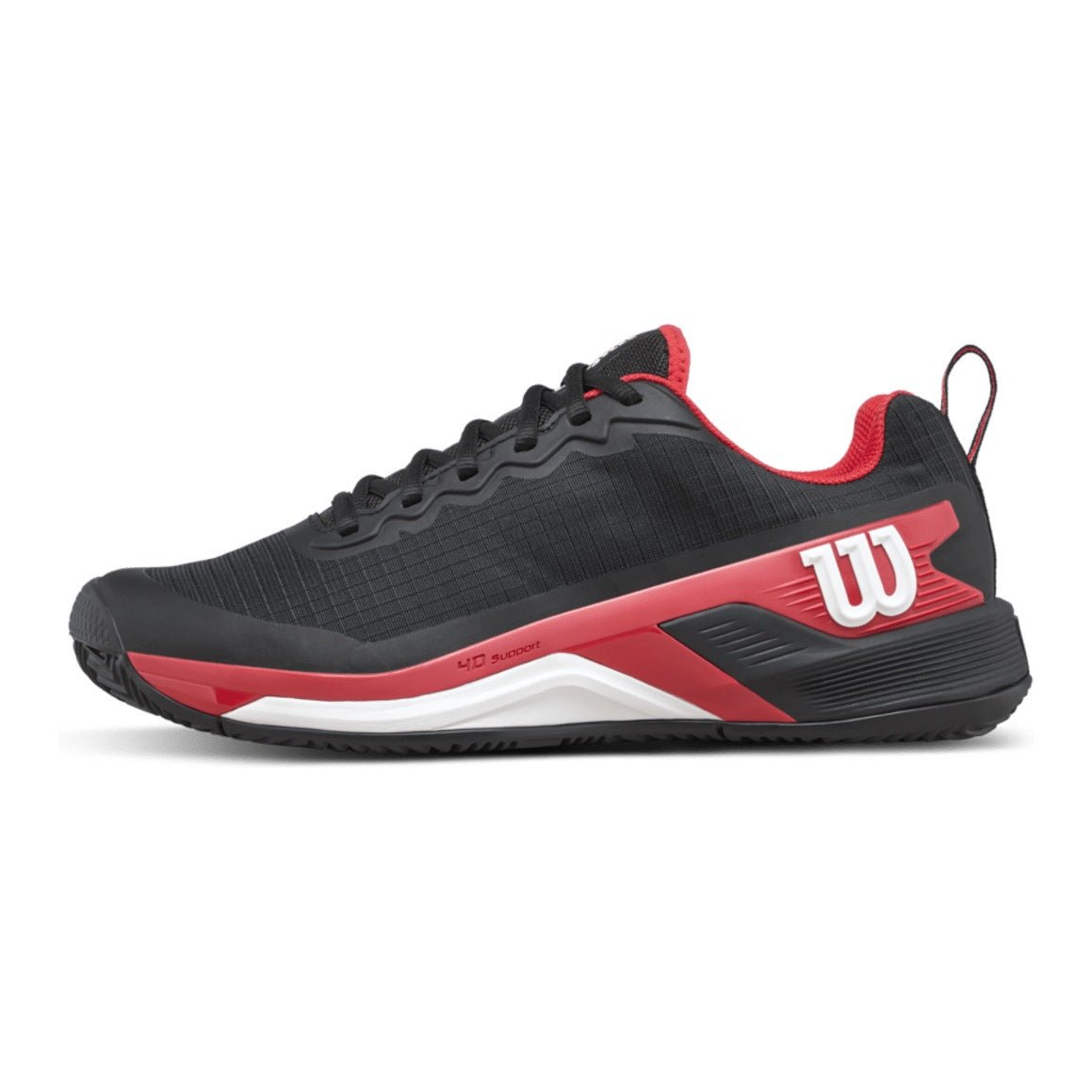 Wilson Rush Pro 4.5 Clay Men's Tennis Shoes - Black/Infrared - Racquet Point