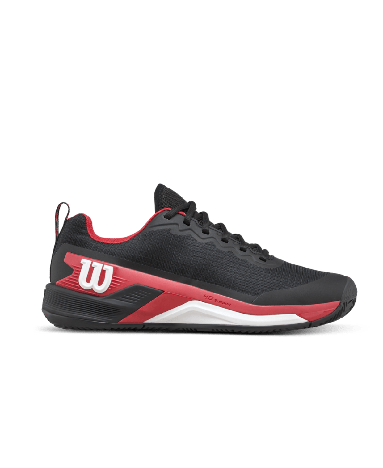 Wilson Rush Pro 4.5 Clay Men's Tennis Shoes - Black/Infrared - Racquet Point