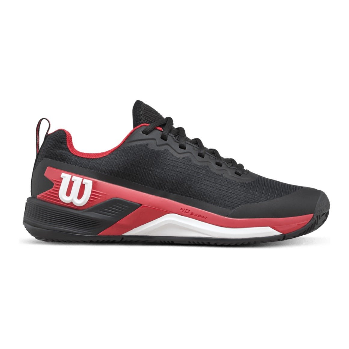 Wilson Rush Pro 4.5 Clay Men's Tennis Shoes - Black/Infrared - Racquet Point
