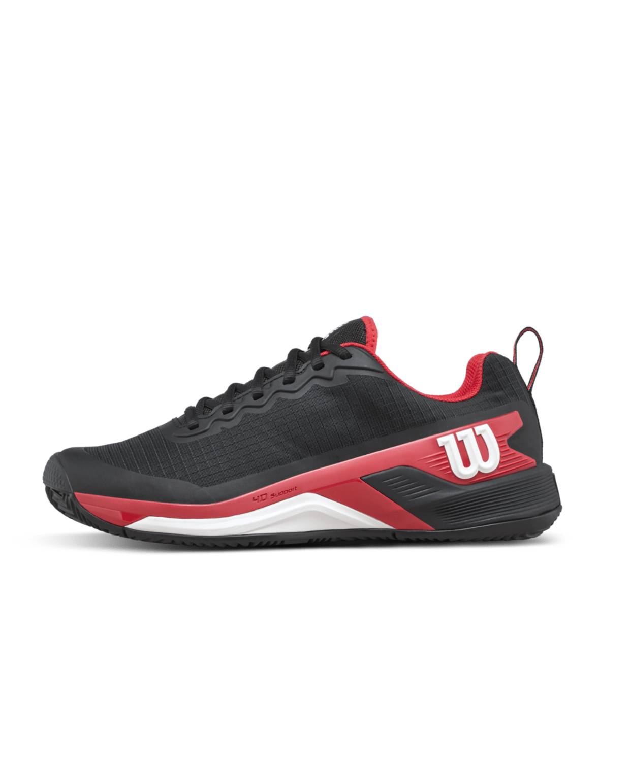 Wilson Rush Pro 4.5 Clay Men's Tennis Shoes - Black/Infrared - Racquet Point