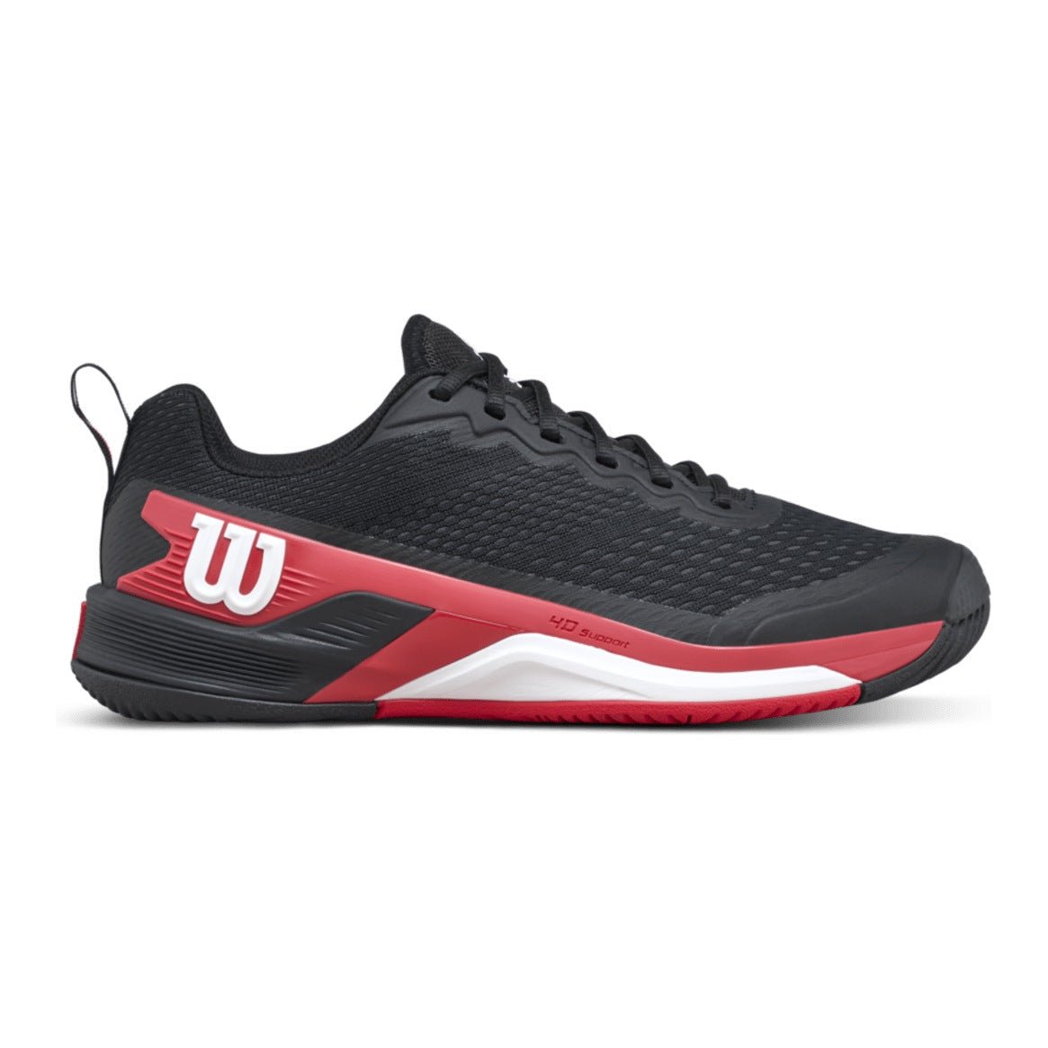 Wilson Rush Pro 4.5 Men's Tennis Shoes - Black/Infrared - Racquet Point