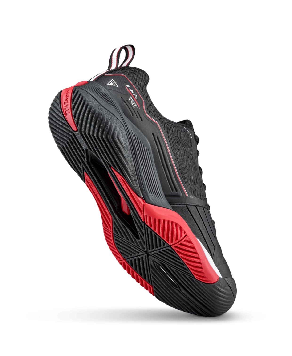 Wilson Rush Pro 4.5 Men's Tennis Shoes - Black/Infrared - Racquet Point