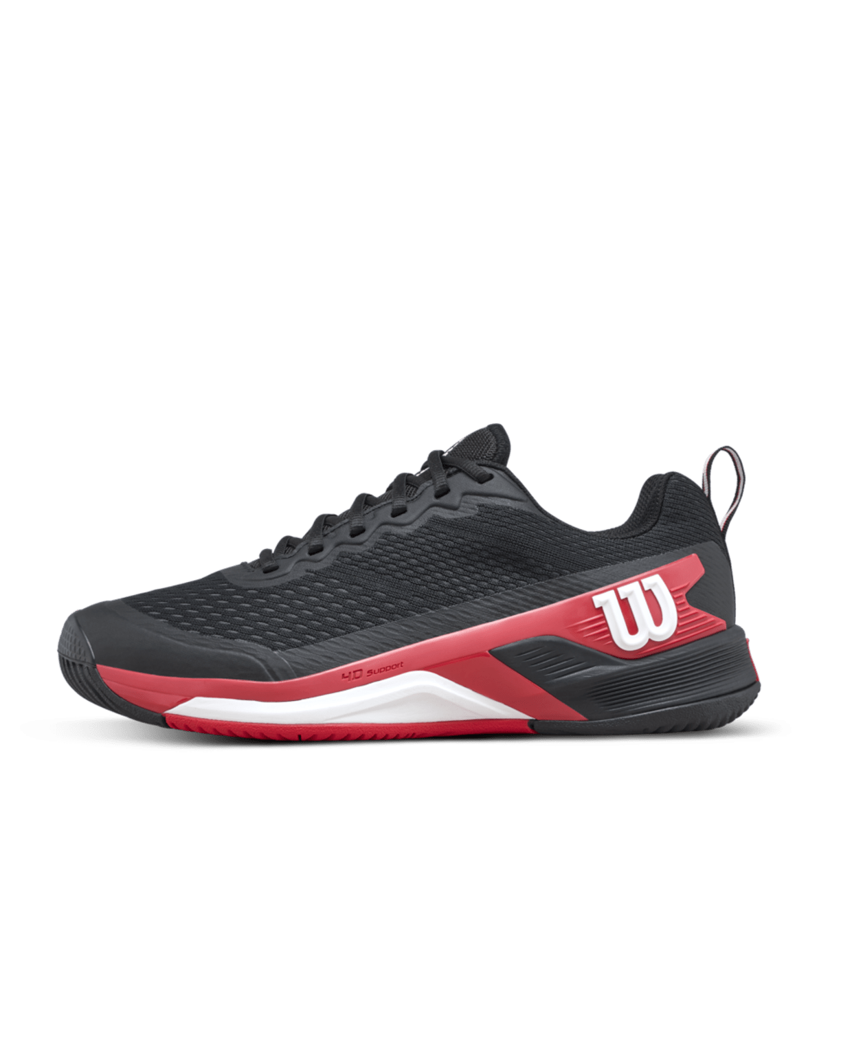Wilson Rush Pro 4.5 Men's Tennis Shoes - Black/Infrared - Racquet Point