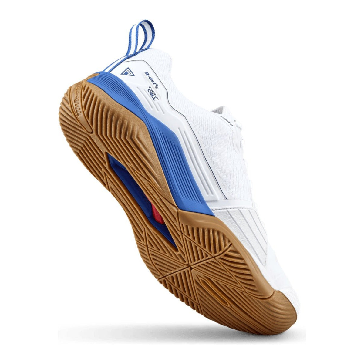 Wilson Rush Pro 4.5 Team Men's Tennis Shoes - White/Deja Vu Blue - Racquet Point