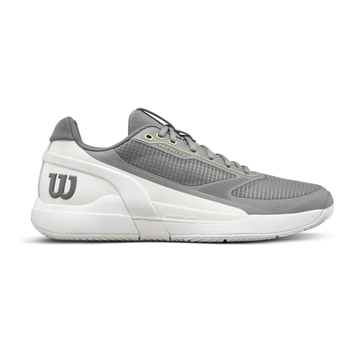 Wilson Rush Pro 5 Clay Men's Tennis Shoes - Titanium/Snow White - Racquet Point