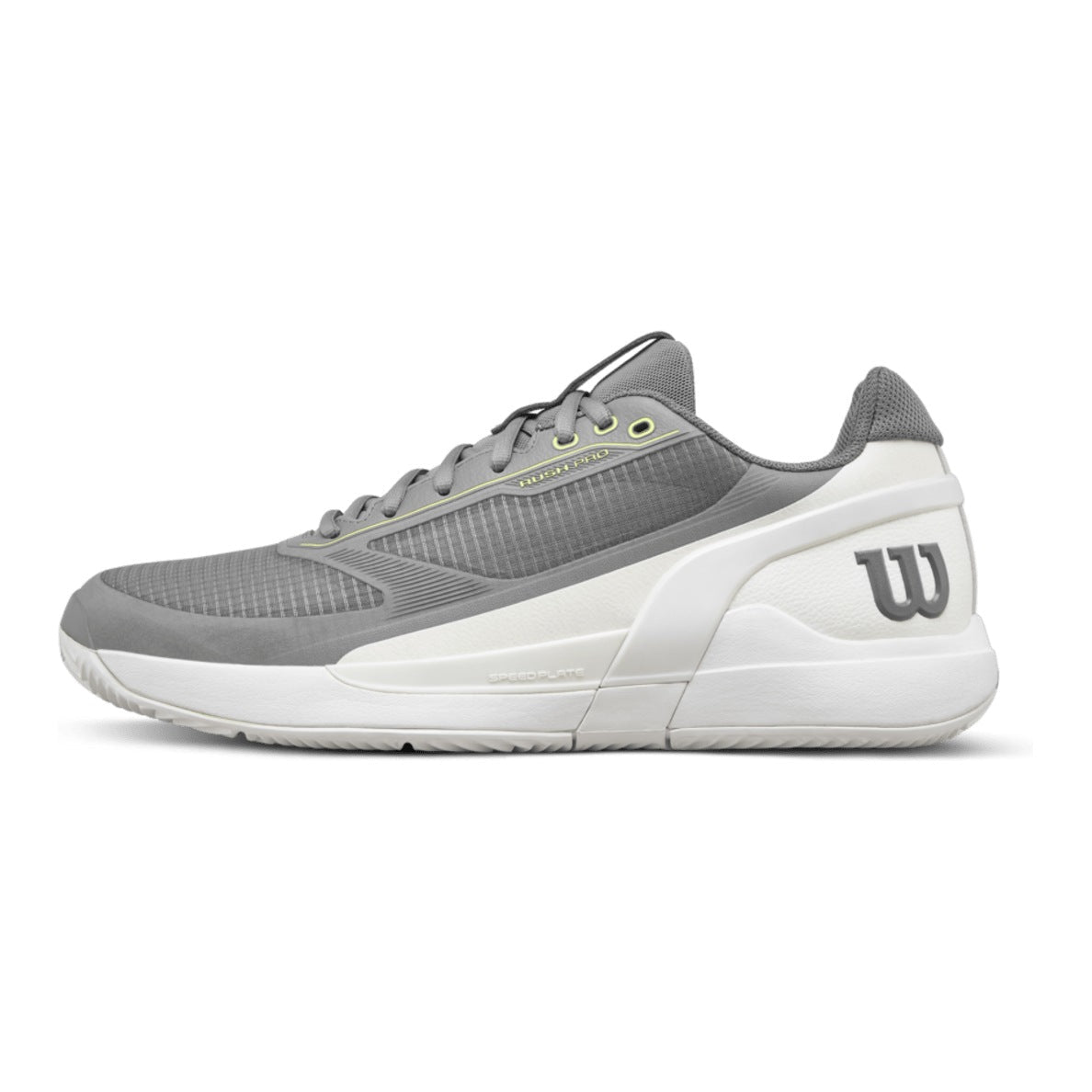 Wilson Rush Pro 5 Clay Men's Tennis Shoes - Titanium/Snow White - Racquet Point