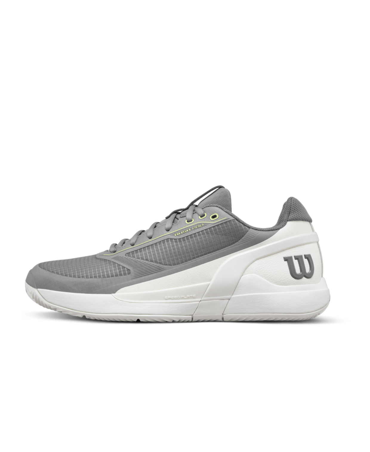 Wilson Rush Pro 5 Clay Men's Tennis Shoes - Titanium/Snow White - Racquet Point