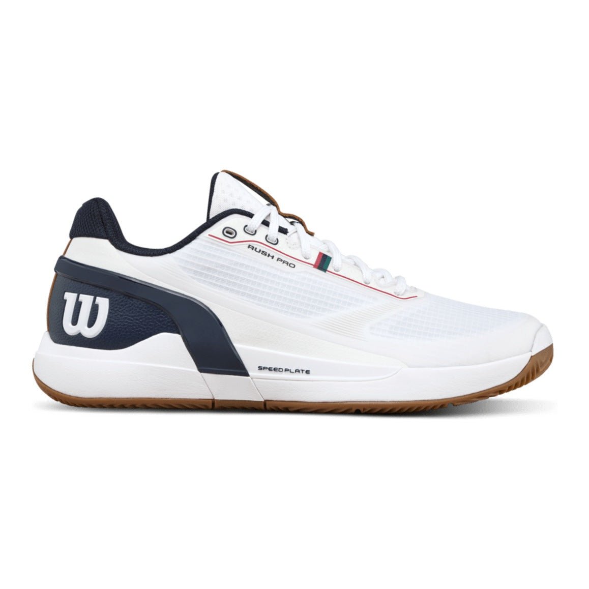 Wilson Rush Pro 5 Clay Men's Tennis Shoes - White/Navy Blazer - Racquet Point