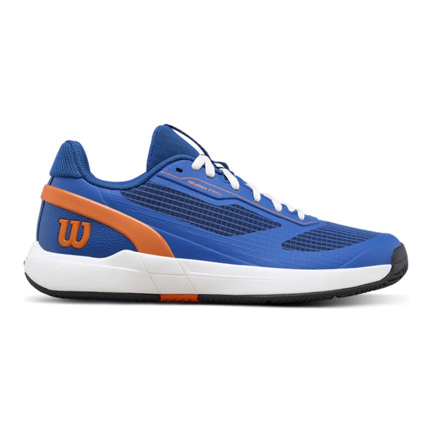 Wilson Rush Pro 5 Jr Tennis Shoes - Deja Vu Blue/White - Racquet Point