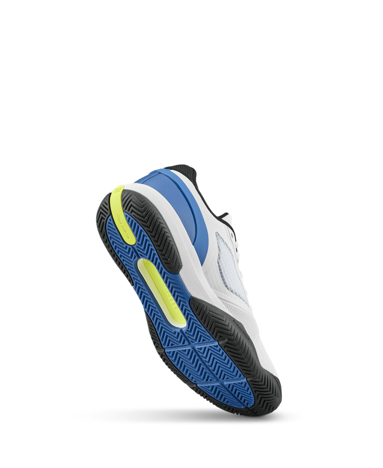 Wilson Rush Pro 5 Jr Tennis Shoes - White/Deja Vu Blue - Racquet Point
