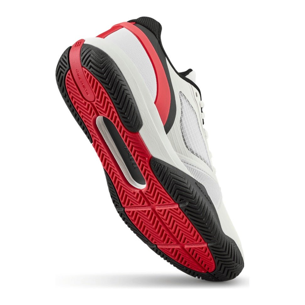 Wilson Rush Pro 5 Jr Tennis Shoes - White/Infrared - Racquet Point