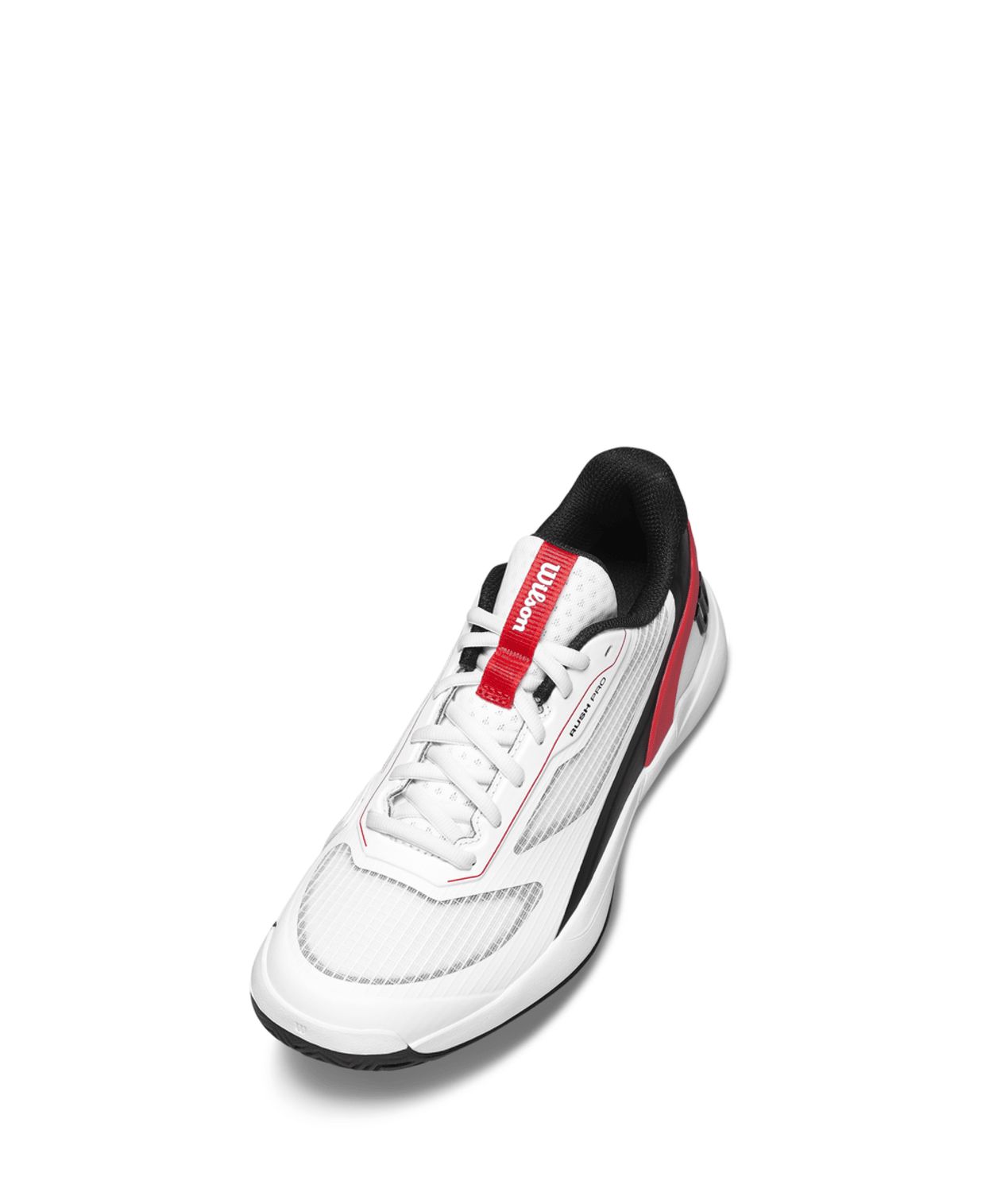 Wilson Rush Pro 5 Jr Tennis Shoes - White/Infrared - Racquet Point