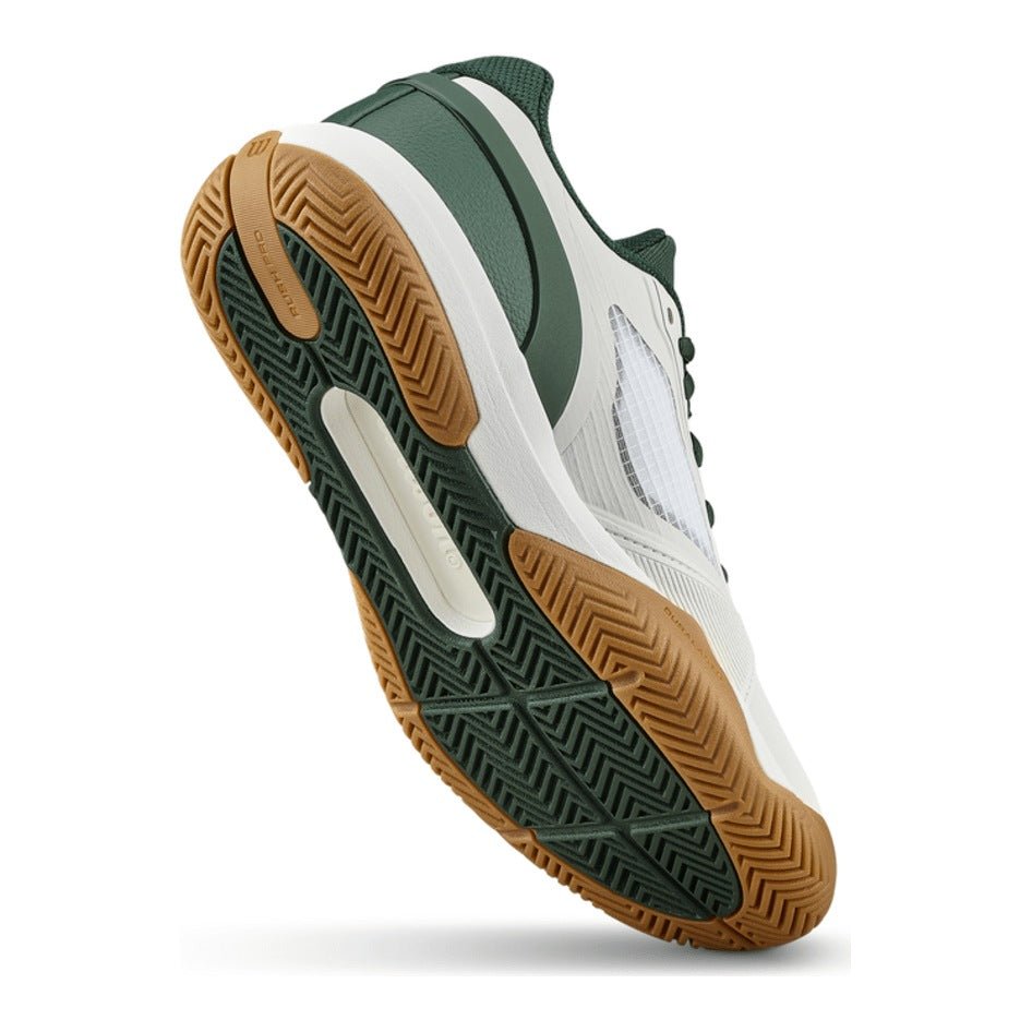 Wilson Rush Pro 5 Jr Tennis Shoes - White/Sycamore - Racquet Point