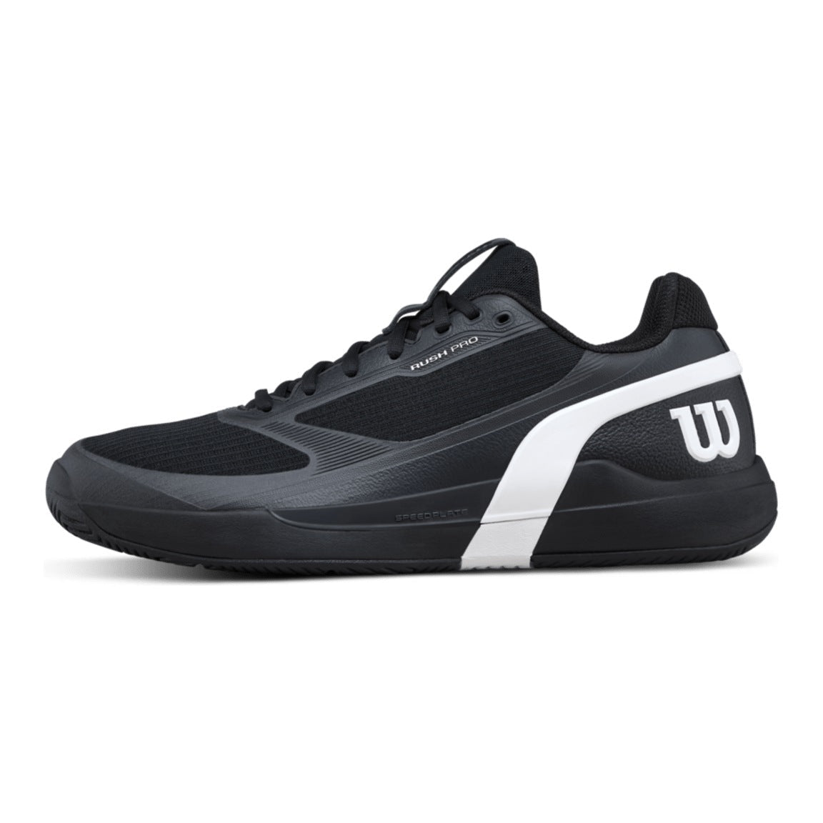 Wilson Rush Pro 5 Men's Tennis Shoes - Black/White - Racquet Point