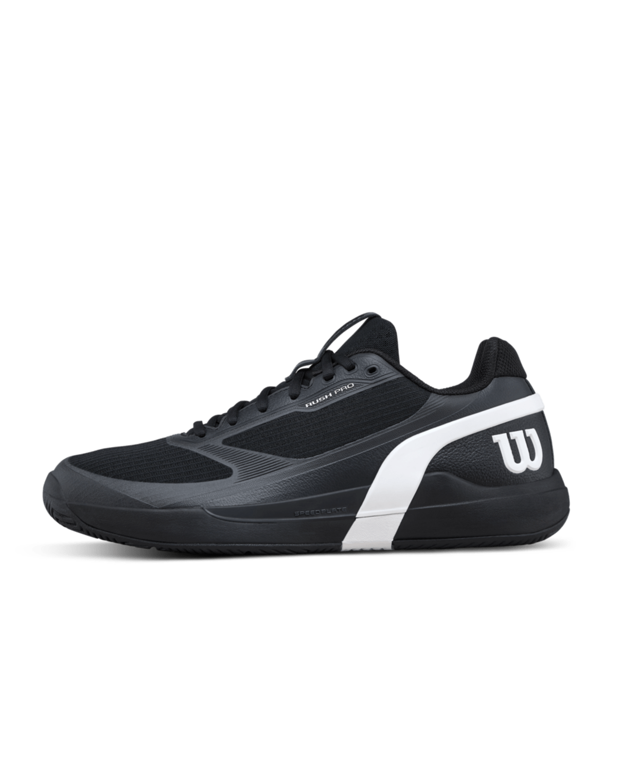Wilson Rush Pro 5 Men's Tennis Shoes - Black/White - Racquet Point