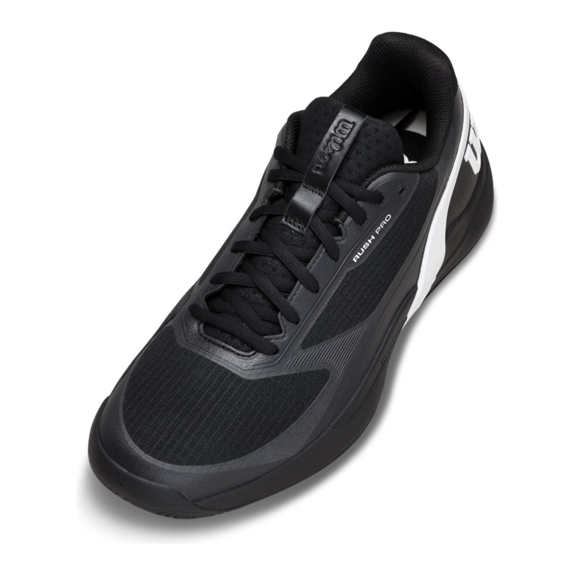 Wilson Rush Pro 5 Men's Tennis Shoes - Black/White - Racquet Point