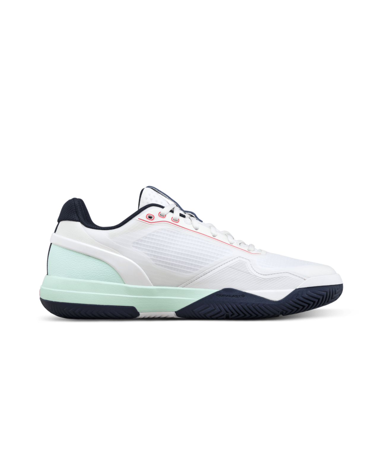 Wilson Rush Pro 5 Men's Tennis Shoes - White/Bay - Racquet Point