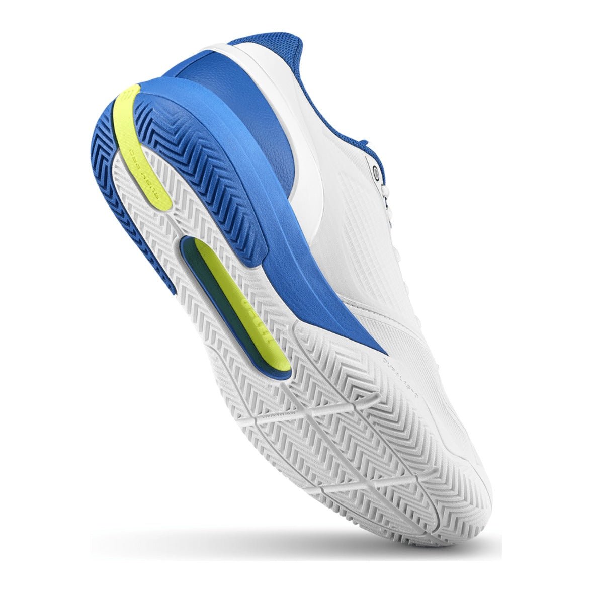 Wilson Rush Pro 5 Men's Tennis Shoes - White/Deja Vu Blue - Racquet Point