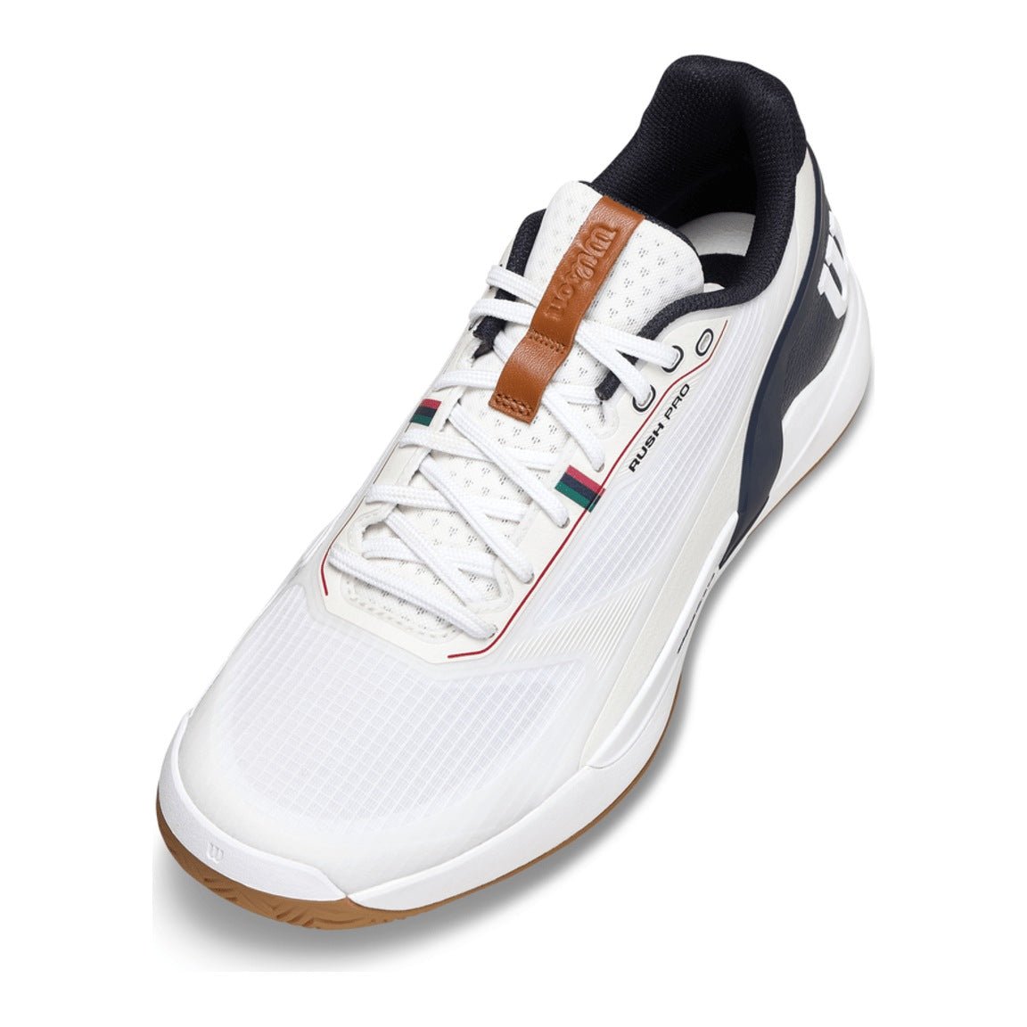 Wilson Rush Pro 5 Men's Tennis Shoes - White/Navy Blazer - Racquet Point