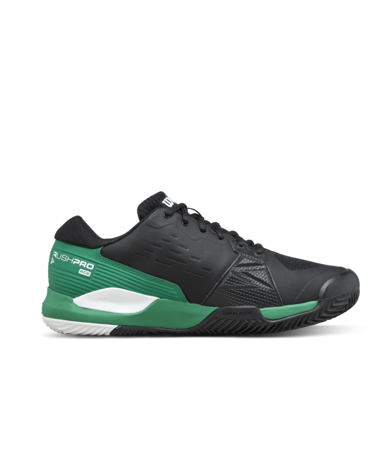 Wilson Rush Pro Ace Clay Men's Tennis Shoes - Black/Bosphorus - Racquet Point