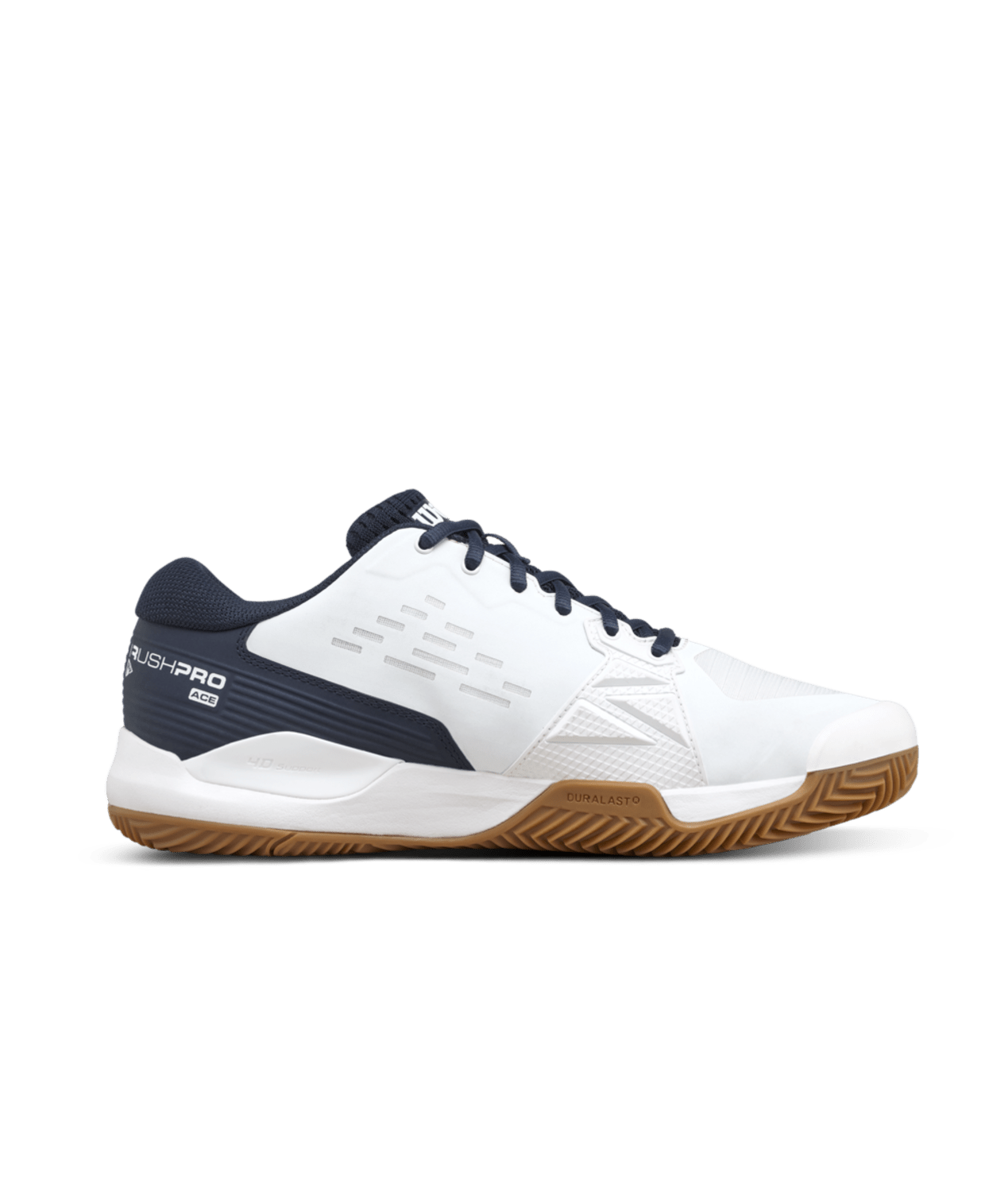 Wilson Rush Pro Ace Clay Roland-Garros Men's Tennis Shoes - White/Navy Blazer - Racquet Point