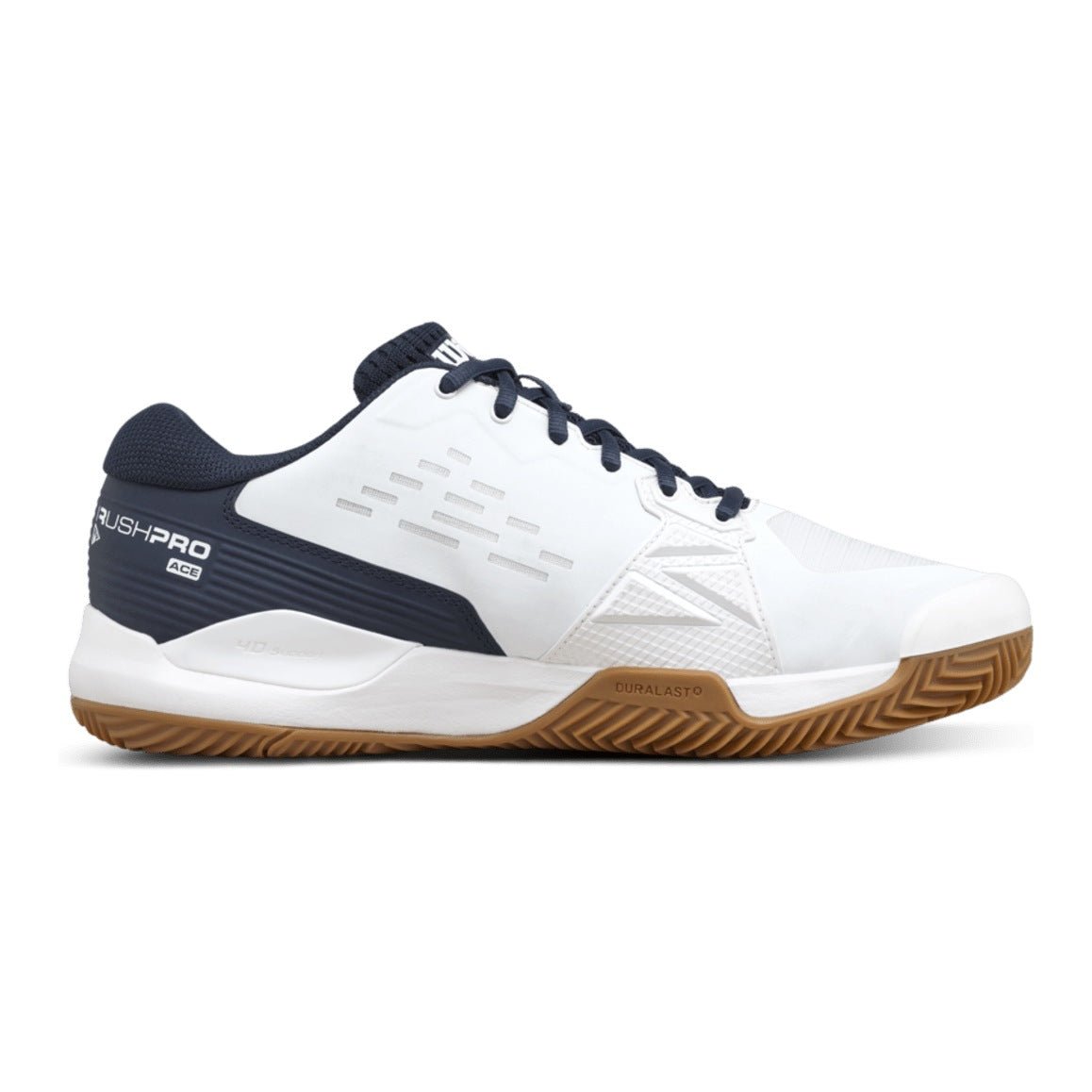 Wilson Rush Pro Ace Clay Roland-Garros Men's Tennis Shoes - White/Navy Blazer - Racquet Point