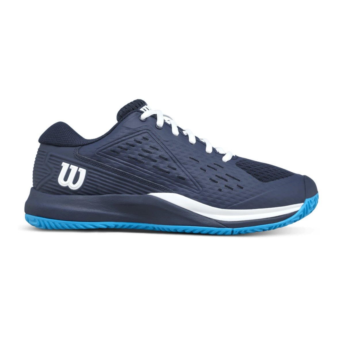 Wilson Rush Pro Ace Junior Tennis Shoes - Navy Blazer/White - Racquet Point