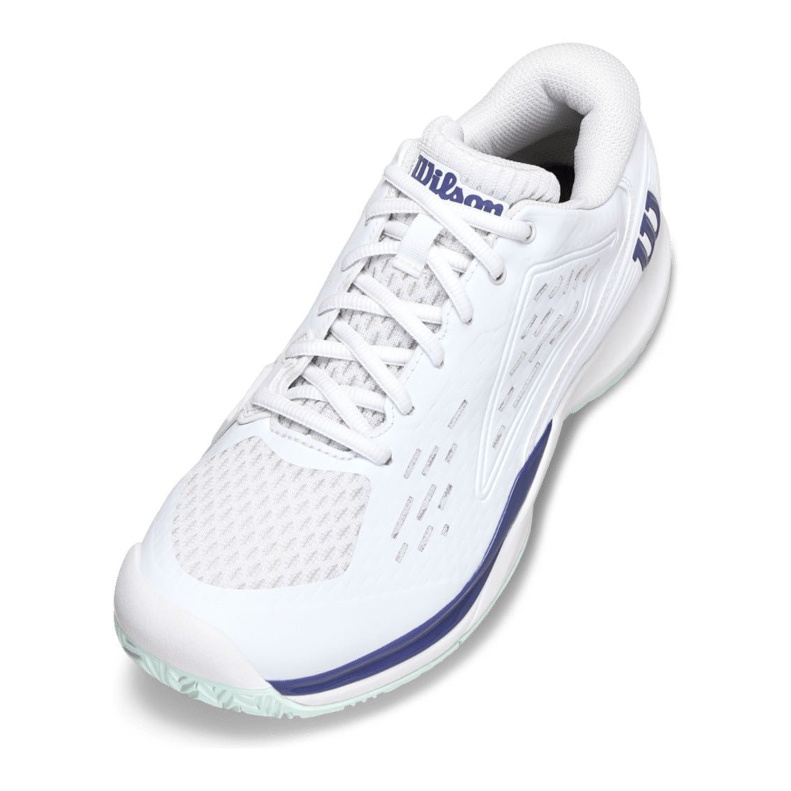 Wilson Rush Pro Ace Junior Tennis Shoes - White/Bay - Racquet Point