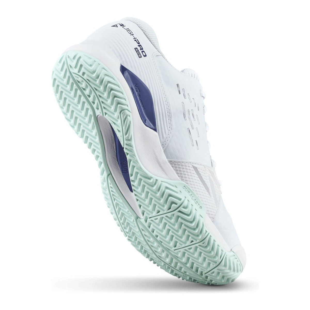 Wilson Rush Pro Ace Junior Tennis Shoes - White/Bay - Racquet Point