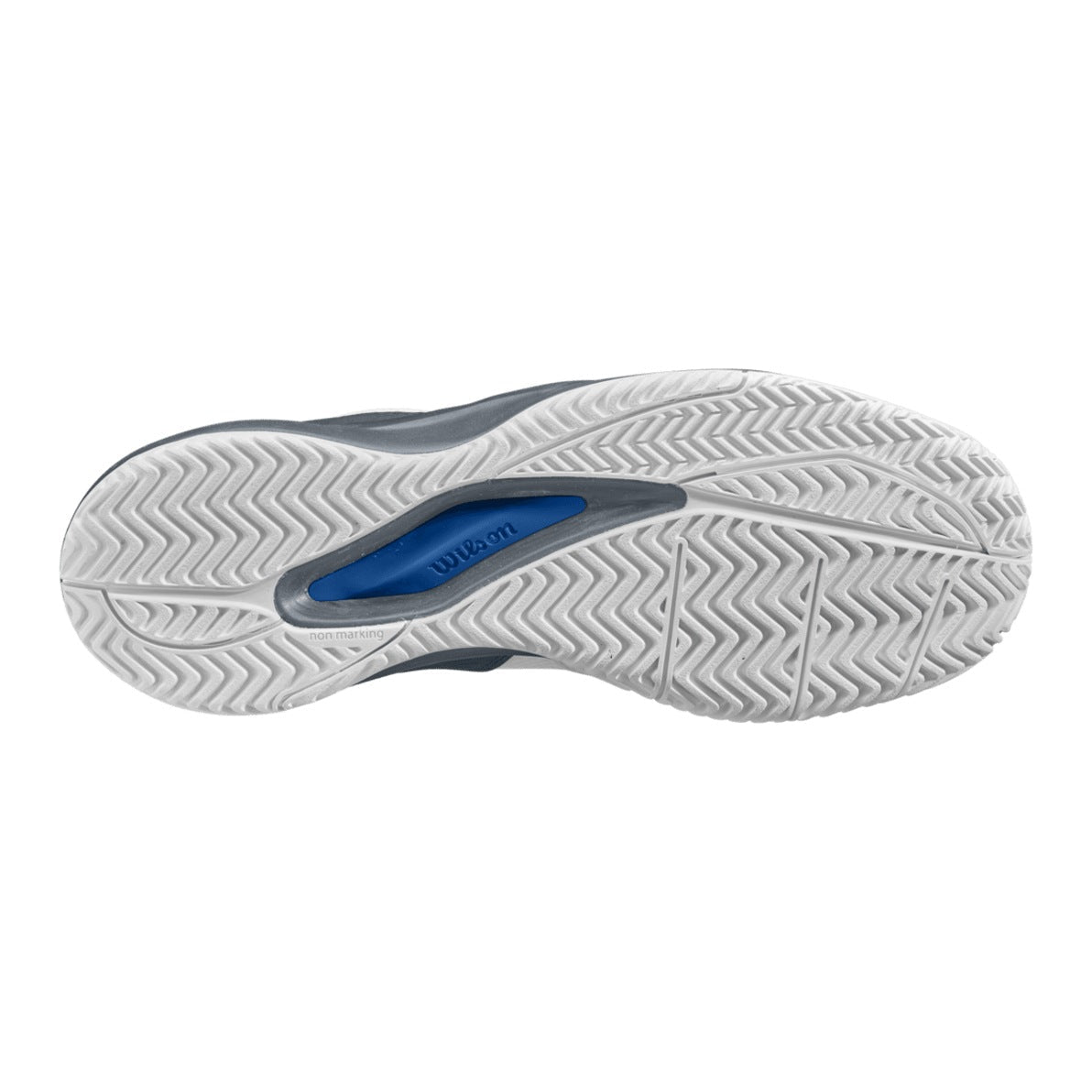 Wilson Rush Pro Ace Pickler Men's Pickleball Shoes - White/Stormy Weather - Racquet Point