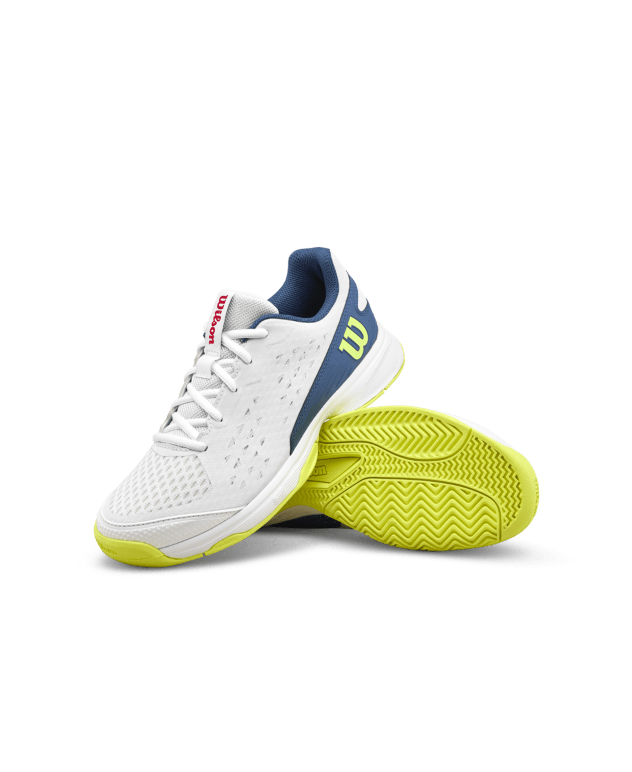 Wilson Rush Pro Junior L Tennis Shoes - Snow White - Racquet Point
