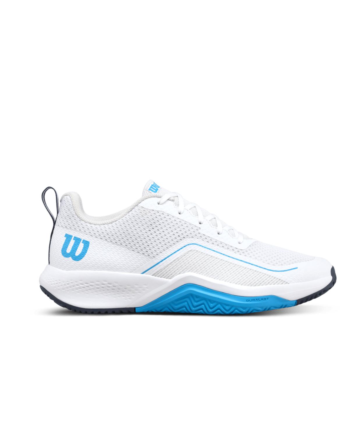 Wilson Rush Pro Lite Men's Tennis Shoes - White/Atomic Blue - Racquet Point