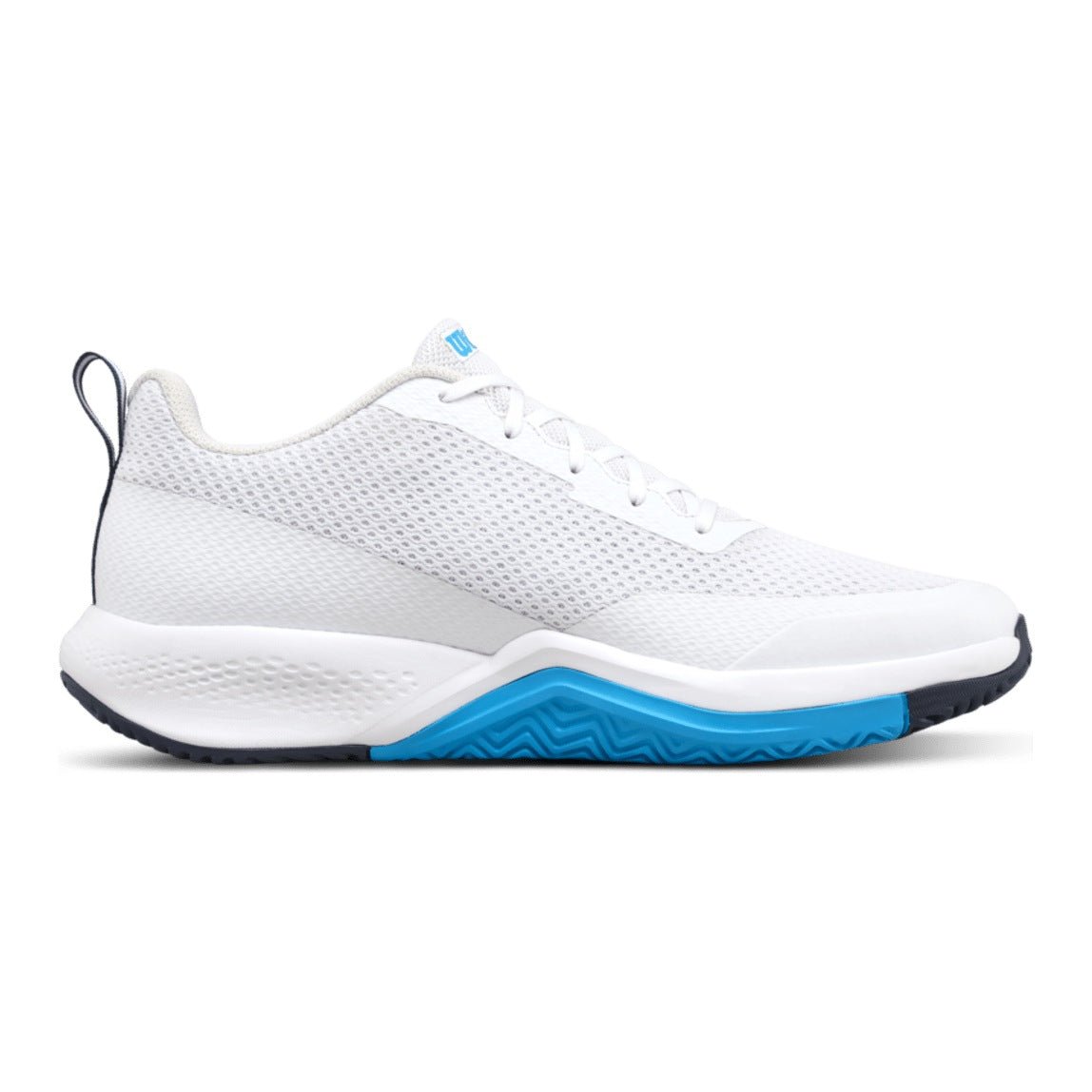 Wilson Rush Pro Lite Men's Tennis Shoes - White/Atomic Blue - Racquet Point