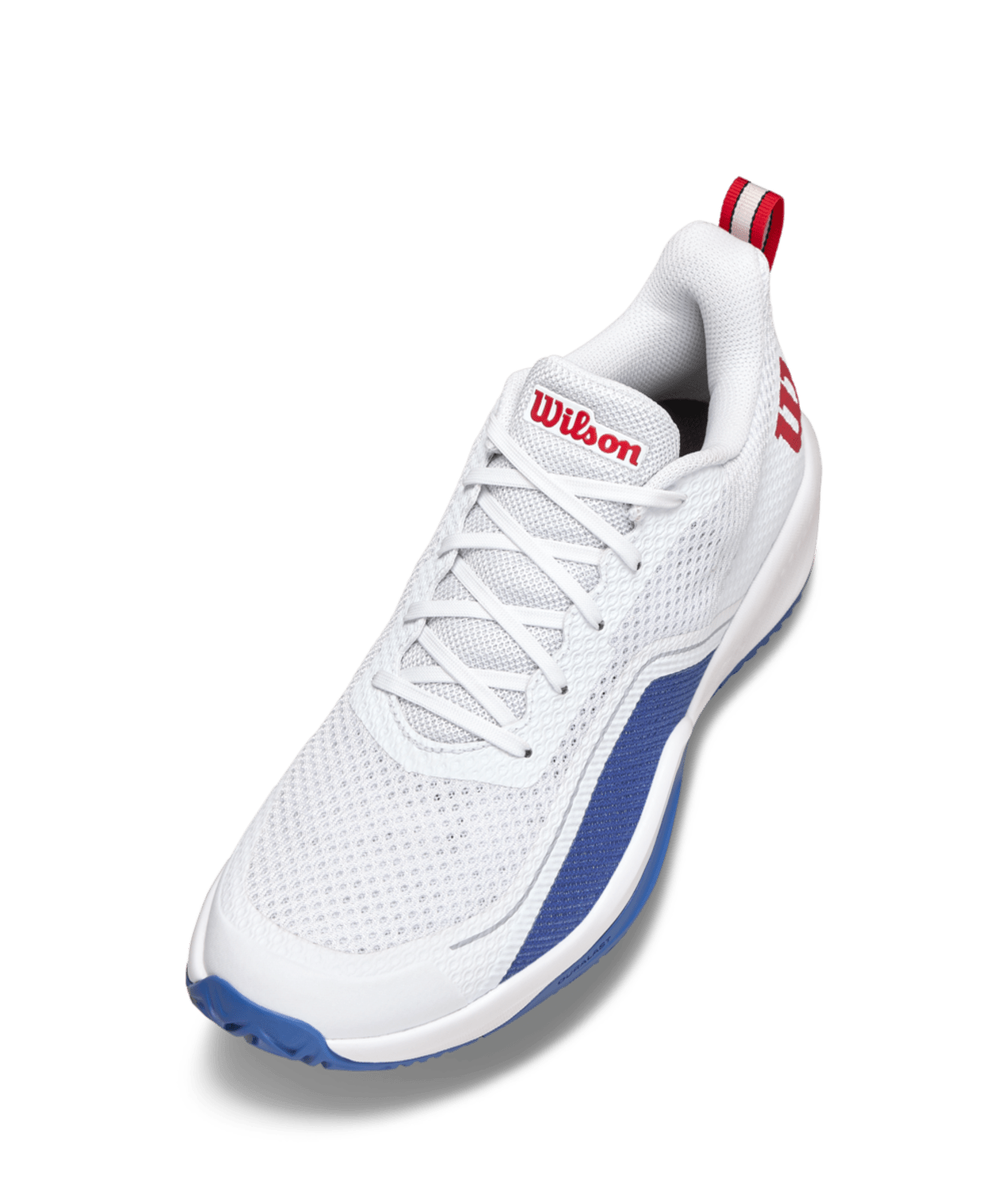 Wilson Rush Pro Lite Men's Tennis Shoes - White/Deja Vu Blue - Racquet Point